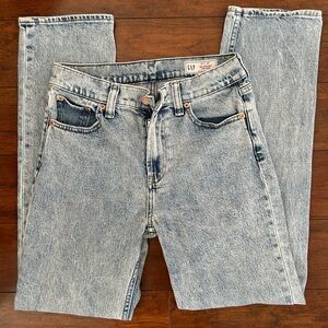 GAP High Rise 90s Straight Jeans Size 27